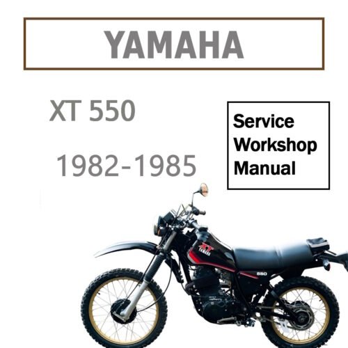 1982-1985 Yamaha XT550 Service Repair Manual PDF - cover