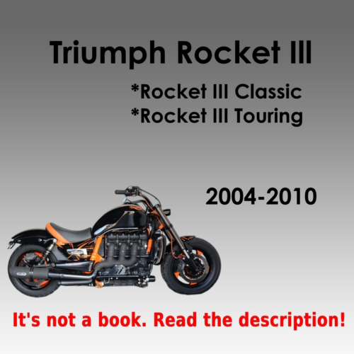 2004-2010 Triumph Rocket III Classic Touring Service Manual PDF - cover