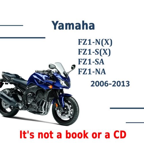 2006-2013 Yamaha FZ1N FZ1S Fazer Workshop Service Manual PDF - cover