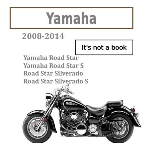 2008-2014 Yamaha Road Star and Road Star Silverado S Workshop Manual - cover
