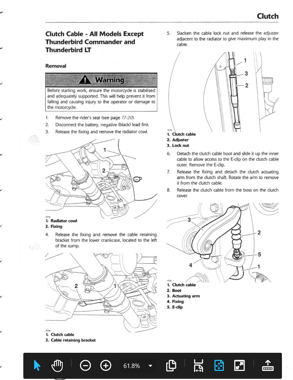 2011-2018 Triumph Thunderbird Storm Commander LT Service Manual PDF - preview 2