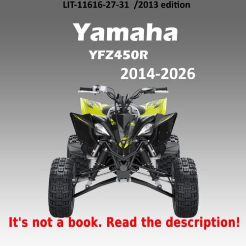 2014-2026 Yamaha YFZ450R SE and Special Edition Service Manual PDF - cover