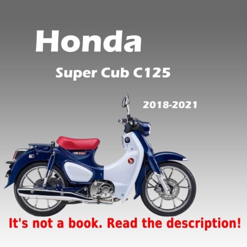 2018-2021 Honda Super Cub C125A Service Repair Manual PDF - cover