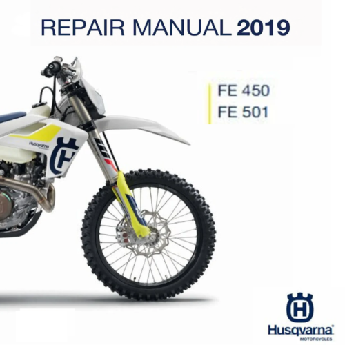 2019 Husqvarna FE 450 FE 501 Service Manual PDF - cover
