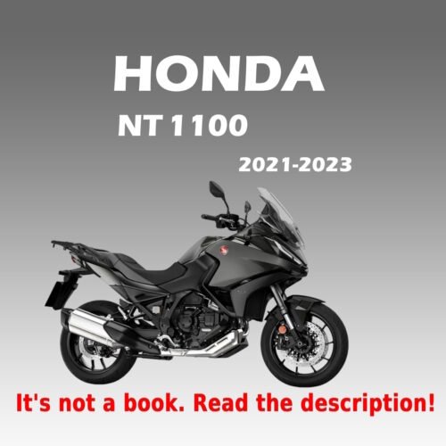 2021-2023 Honda NT1100 Workshop Service Manual PDF - cover