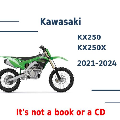 2021-2024 Kawasaki KX250 KX250X Service Manual PDF - cover