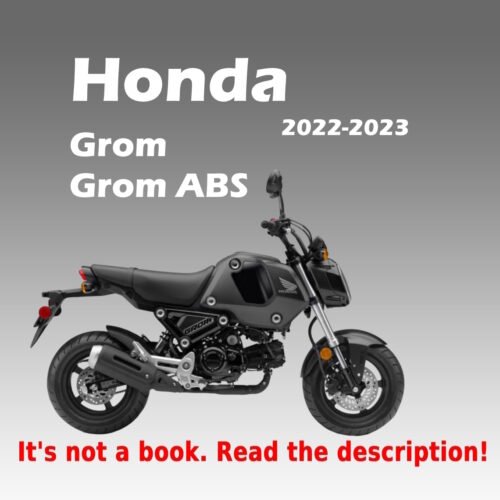 2022-2023 Honda Grom and Grom ABS Service Manual 61K2650 - cover