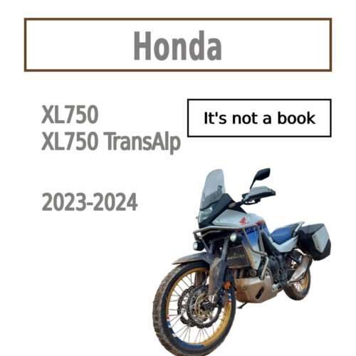2023-2024 Honda XL750 Transalp Service Manual PDF 62MLC00 - cover