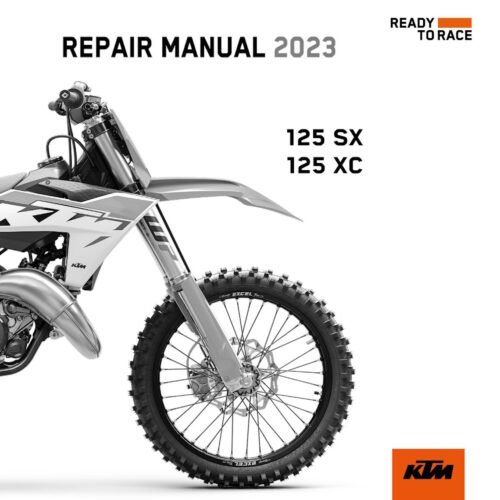 2023 KTM 125 SX and 125 XC Repair Manual PDF - cover