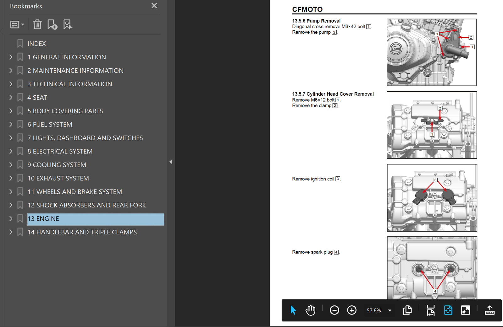 2025-2026 CFMoto 450CL-C Workshop Service Manual PDF - preview 1