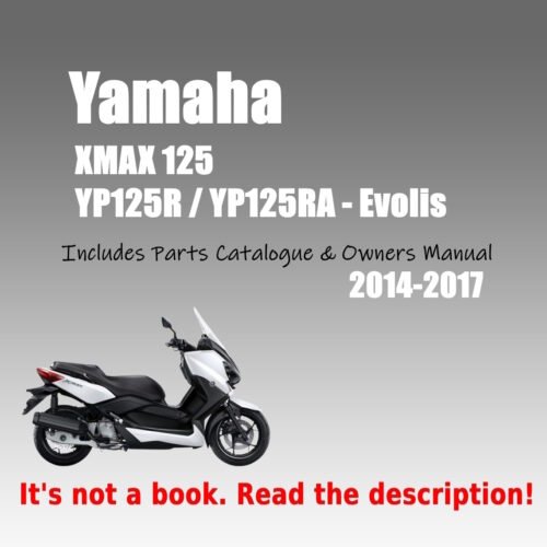 2014-2017 Yamaha XMAX 125 Service Manual PDF + Parts Catalogue - cover