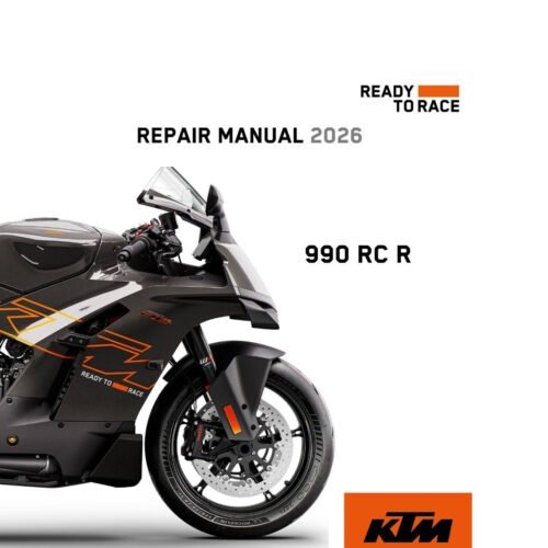 2026 KTM 990 RC R Workshop Service Manual PDF - cover