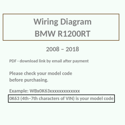 BMW R1200RT wiring diagram PDF
