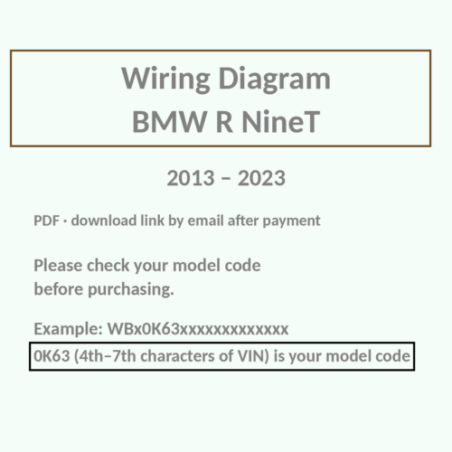 BMW R nineT wiring diagram PDF