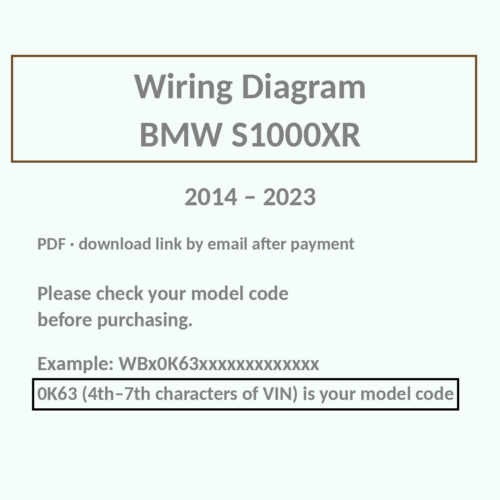 BMW S1000XR wiring diagram PDF