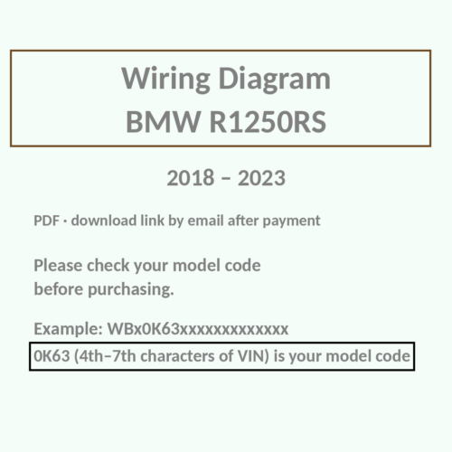 BMW R1250RS wiring diagram PDF