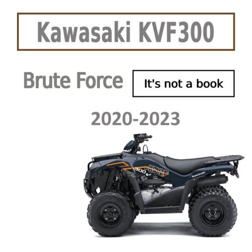 Kawasaki Brute Force 300 KVF300 service manual PDF 2020–2023 with wiring diagrams