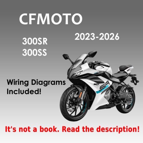 CFMoto 300SR 300SS workshop service manual PDF 2023–2026 with wiring diagrams